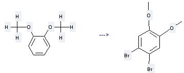 1,2 dibromo 4,5dimethoxy벤젠은가열1,2 dimethoxy벤젠에 의해준비될수 있습니다